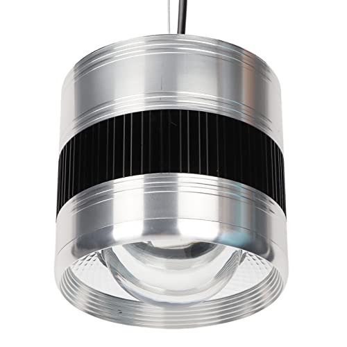 Zerodis Marine Aquarium Licht, Vollspektrum Salzwasser Aquarium Licht Weißes Licht Schnelle Wärmeableitung Edelstahl für Aquarium (ZY-K3 EU-Stecker 220 V) von Zerodis