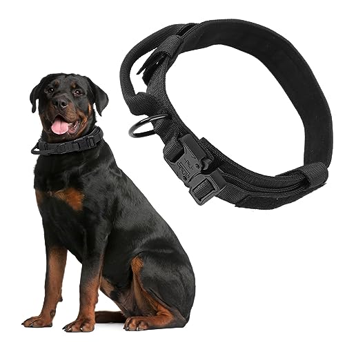 Zerodis Professionelles Nylon-Hundetrainingshalsband, Austauschbares und den Hals Schützendes Haustierhalsband für Mittelgroße und Große Hunde, das EIN Effektives Training Fördert von Zerodis