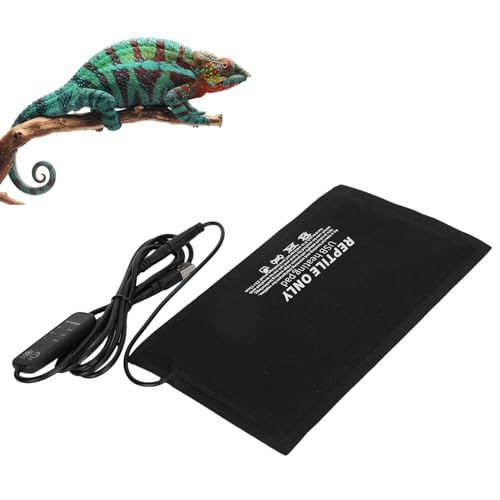 Zerodis Reptilien-Heizkissen, USB-einstellbare Temperatur, Eidechsen-Heizmatte, Reptilien-Wärmematte, Schildkröten, Winter-Wärmekissen Unter Tankheizung für (M 29,5x21,5cm) von Zerodis