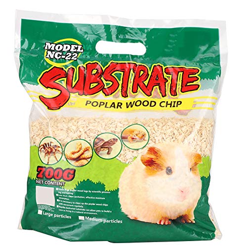 Zerodis Small Pets Mat Material, Living World Wood Aspen Shavings Natürliche Sicherheitspadmatte für Kaninchen, Chinchillas, Hamster und andere Kleintiere(Mittelgroße Partikel) von Zerodis