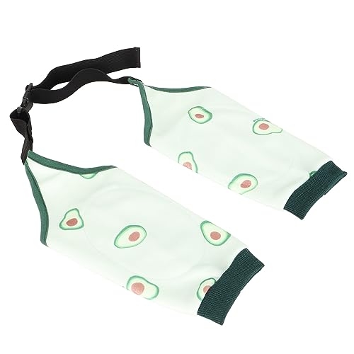 Zerodis Verdickte und Weiche Hunde-Ellenbogen-Wunden-Orthese Avocado-gemusterte Ellenbogen-Bandage für Hunde Verdickte, Weiche, Atmungsaktive Avocado-Muster Verhindern das Lecken des (5XL) von Zerodis