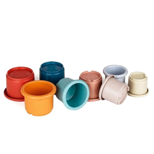 Stapelbecher Für Kaninchen,-Stapelbecher | 8 Stück Buntes Hasenspielzeug - Mehrfarbige Nist-Snackbecher Für Kleine Tiere Zum Spielen Und Verstecken Von Futter Stapelbecher Für Kaninchen,-Stapelbecher | 8 Stück Buntes Hasenspielzeug - Mehrfarbige Nist-Snackbecher Für Kleine Tiere Zum Spielen Und Verstecken Von Futter von Zestivra