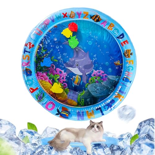 Zestivra 160 g Wasserspielmatte – sensorisches Spritzpad | auslaufsicheres flüssiges Aktivitätsbett mit kühlenden Schichten für Komfort bei Katzen, Bewegung, Unterhaltung auf Balkon, Garten, Reisen Zestivra 160 g Wasserspielmatte – sensorisches Spritzpad | auslaufsicheres flüssiges Aktivitätsbett mit kühlenden Schichten für Komfort bei Katzen, Bewegung, Unterhaltung auf Balkon, Garten, Reisen von Zestivra