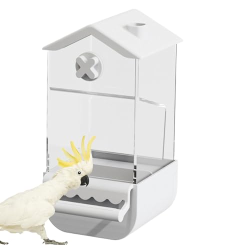 Zestivra Automatischer Vogelfutterautomat, Spritzwassergeschützter Wellensittich-Futterspender, Wellensittich & Nymphensittich Futterspender Spritzwassergeschützt Zestivra Automatischer Vogelfutterautomat, Spritzwassergeschützter Wellensittich-Futterspender, Wellensittich & Nymphensittich Futterspender Spritzwassergeschützt von Zestivra