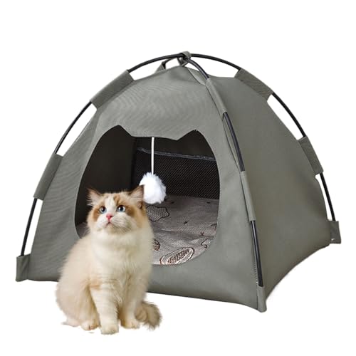 Zestivra Haustierzelt für Katzen | Faltbares Katzenzelt – Nest Bett Höhle Höhle Höhlen Höhlen Höhlen Tragbar Atmungsaktiv Haustierbedarf für Kleintiere Indoor Outdoor Alle Jahreszeiten Reisen Camping Zestivra Haustierzelt für Katzen | Faltbares Katzenzelt – Nest Bett Höhle Höhle Höhlen Höhlen Höhlen Tragbar Atmungsaktiv Haustierbedarf für Kleintiere Indoor Outdoor Alle Jahreszeiten Reisen Camping von Zestivra
