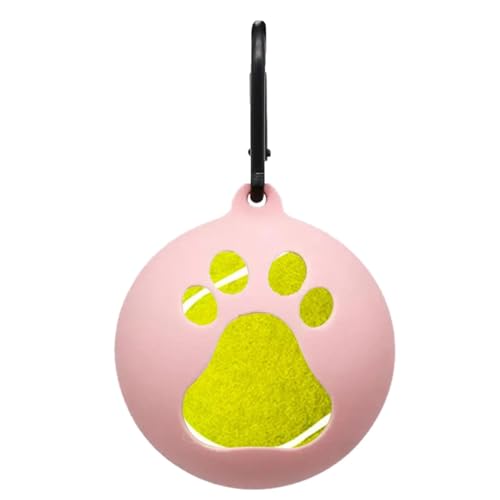 Zestivra Hundespielzeug-Ballhalter – Silikon-Hundeballtasche | Tragbarer Hund, leichtes Hundetrainingswerkzeug für Welpen, Outdoor, Training, Haustier-Tennis-Rack, Tennis-Set, Spielzeugballständer, von Zestivra