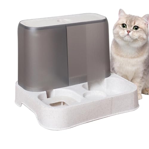 Automatischer Futterspender für Haustiere – Automatischer Hundefutterspender, Hundefutterschüssel | Katze Auto Feeder Dog Feeders Easy Clean Katzenfutterspender Große Kapazität Auto Dog Feeder von Zestvria