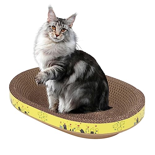 Katzenkratznapf, Indoor Katzen Kratznest Schüssel geformt Karton Pad, Haustier verspieltes Spielzeug, Mehrzweck-Kratzbett für Wand und Möbel Schutz von Zestvria