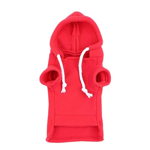 Tier-Hoodie Für Kleine Hunde, Warmer Haustier Hoodie - Kuscheliger Tierpullover Mit Kapuze | Haustier Kleidung Für Katzen Und Kleine Hunde, Bequemer Pullover Für Welpen, Niedlicher Haustier Hoodie Für von Zestvria