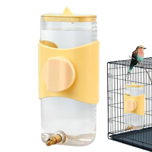 Vogelwasserspender - Vogelbewässerungsbedarf, Vogel-Trinkbrunnen | Automatische Vogelwasserflasche, Sittich Haustier Vogeltränke, Große Kapazität Vogelkäfig Futterstation für Vögel von Zestvria