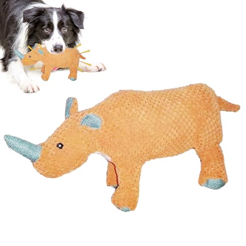 Zestvria Quietschspielzeug für Hunde, widerstandsfähiges, interaktives quietschendes Kauspielzeug, Haustierspielzeug, Mundpflege, Hundebedarf, bequem für mittelgroße und kleine Hunde von Zestvria