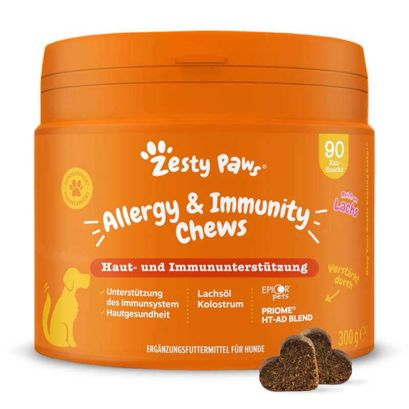 Zesty Paws Allergy & Immunity Chews Lachs - 90 Kautabletten von Zesty Paws