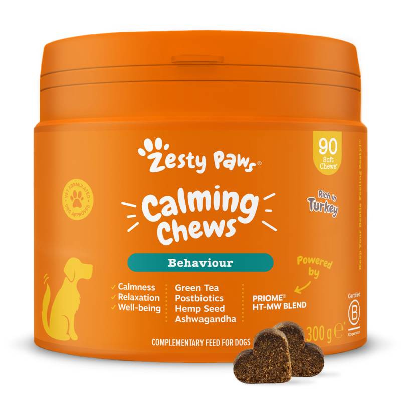 Zesty Paws Calming Chews Truthahn - Sparpaket: 2 x 90 Kautabletten von Zesty Paws
