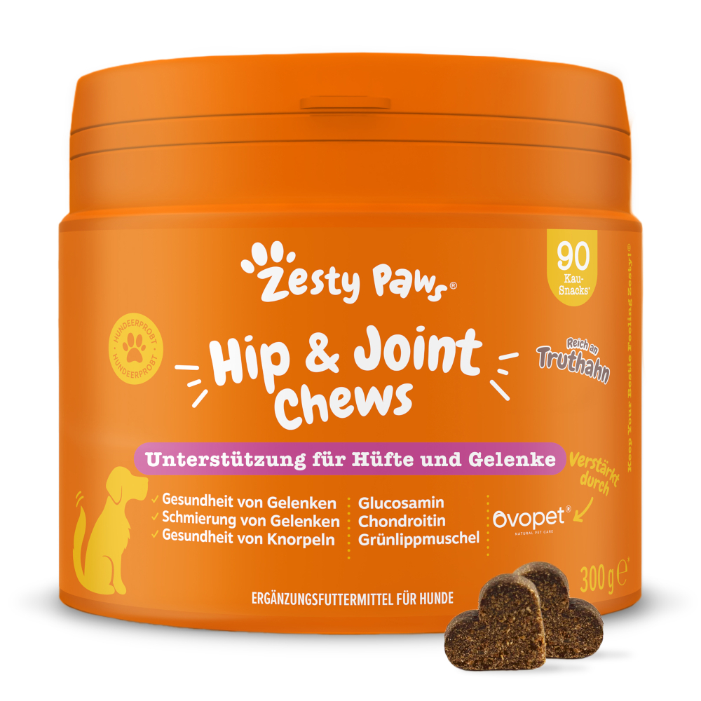 Zesty Paws Hip & Joint Chews Truthahn - 90 Kautabletten von Zesty Paws