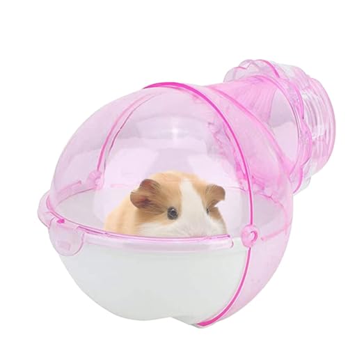 Hamster Sand Badezimmer Hamster-Sandbad Box, Abnehmbares Hamsterkäfig Zubehör, Badezimmer Sandkasten Toilette Hamster, Transparente Hamster-Toilette Für Gerbil Syrer von Zetqhuu