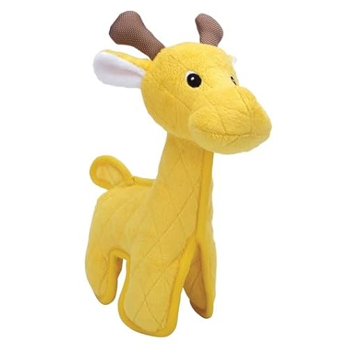 Zeus Plüschtier für Safari-Hunde, Giraffe, Gelb, 24 cm von Zeus