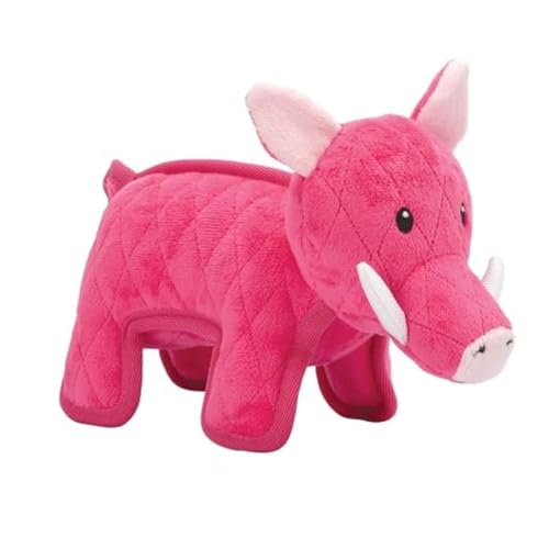 Zeus Plüschtier für Safari-Hunde, Wildschwein, Fuchsia, 15 cm von Zeus