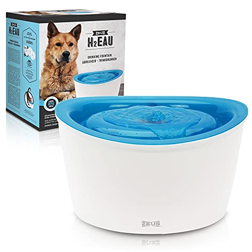 Zeus Trinkbrunnen für Hunde, weiß/blau, 6L von Dogit