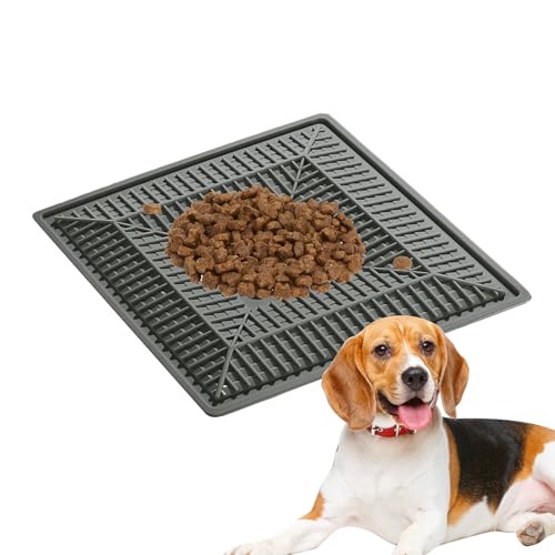 Zhadyu Katzen Futter Puzzle,Futterspielzeug Mit Saugnäpfen Für Katzen Und Welpen - Rutschfester Silikon Futterteppich Für Kätzchen Drinnen & Draussen Mit Interaktivem Design Zhadyu Katzen Futter Puzzle,Futterspielzeug Mit Saugnäpfen Für Katzen Und Welpen - Rutschfester Silikon Futterteppich Für Kätzchen Drinnen & Draussen Mit Interaktivem Design von Zhadyu