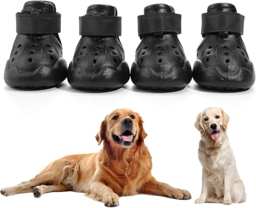 Zhangyusong Hundeschuhe, Hundesandalen für heißen Bürgersteig Outdoor Hundeschuhe rutschfeste wasserdichte Hundeschuhe für den Sommer von Zhangyusong