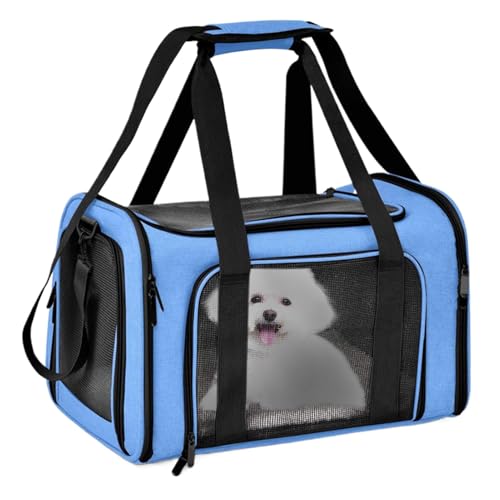 Cat Carrier | Pet Travel Cat Carrier | Soft Pet Travel Carrier Bag | Breathable Small Pet Carriers | Foldable Pet Carrier Bag | Portable Cat Carrier for Pet Carrier Bag von Ziabxhn