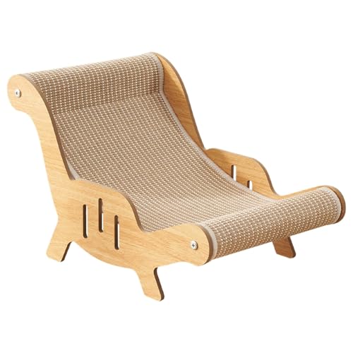 Cat Lounger Scratcher, Kratzerkatze Katzenstuhlmöbel, Kätzchen Kratzsofa, 53x31x32 cm, einfach zu bedienen, tragbar für Innenräume von Ziabxhn