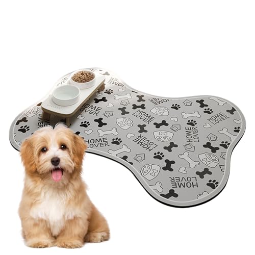 Dog Food Mat | Pet Feeding Mat | Non-Slip Cat Food Mat | Anti-Slip Dog Cage Foot Mat | Quick Dry Water Dispenser Mat | Dog Accessories Pet Supplies for Food and Water von Ziabxhn