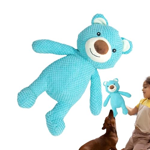 Ziabxhn Bear Dog Unbreakable | Indestructible Bear Dogs | Bite-Resistant Stuffed Plush Built-in Squeaker | Dog Squeaky Toy | Bear Dog Toys for Aggressive Chewers & Tough Heavy Duty Chewer Dog Toy von Ziabxhn