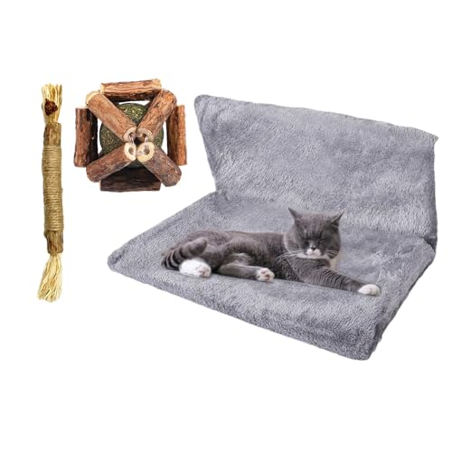 Ziabxhn Cat Hammock | Foldable Kitten Hammock | Hangable Soft Sleeping Hammock | Comfortable Dog Hammock | Washable Soft Cat Hammock | Stable Detachable Pet Bed for Cat von Ziabxhn