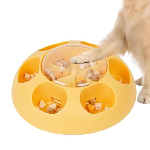 Ziabxhn Dog Treat Puzzle Slow Feeder - Treat Dog Slow Feeder Puzzle Toys - Brain Training Food Dispenser Enrichment Toy for Dogs & Puppy von Ziabxhn