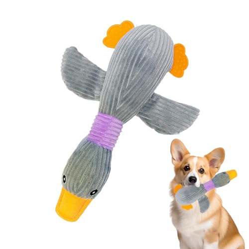 Ziabxhn Duck Dog Toy | Pet Supplies Interactive Sound Making Toys | Squeaky Pet Chew Toy | Interactive Dog Toys Funny Duck Plush Toy | Funny Animal Dog Teeth Cleaning Toy for Travel and Home von Ziabxhn