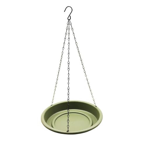 Zialofi Hängender Futterspender für Vögel mit Wasserschale und Kette, GrÜn Zialofi Hängender Futterspender für Vögel mit Wasserschale und Kette, GrÜn von Zialofi