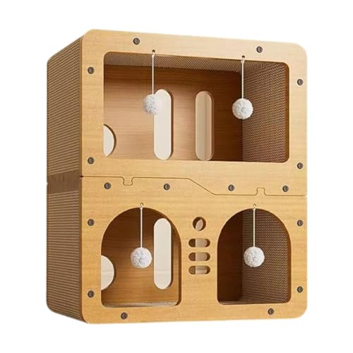 Zialofi Katzenkratzbaum mit Spielhöhle und Ruheplatz für Katzen im Innenbereich, L Zialofi Katzenkratzbaum mit Spielhöhle und Ruheplatz für Katzen im Innenbereich, L von Zialofi