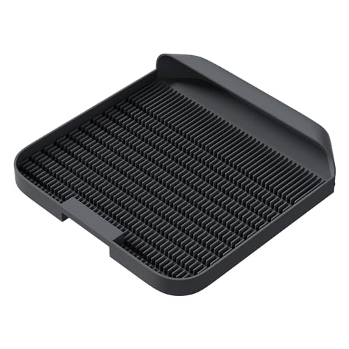 Zialofi Katzenstreu Fangmatte mit Pedal für Kätzchen Katzentoilette, Tragbar Und rutschfest, Schwarz Zialofi Katzenstreu Fangmatte mit Pedal für Kätzchen Katzentoilette, Tragbar Und rutschfest, Schwarz von Zialofi