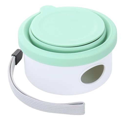 Zibeem Reise-Hundenapf, Hundesnacknapf | Silikon Pet Treat Dishes Kotbeutelhalter für draußen,Outdoor-Wassernapf für Haustiere für Rucksacktouren, Wanderungen, Camping, Spaziergänge mit Hunden von Zibeem