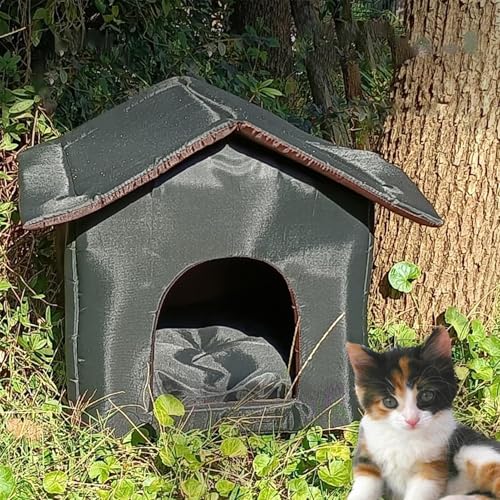 Feral Katzenhaus für draußen, für Katzen, für Katzen, für Katzen, für Katzen, für Katzen, für Katzen, für Katzen, für Katzen und andere Kleintiere von Ziennhu