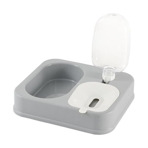 Katzenfutter- und Wasserspender-Set, Futternäpfe für Katzen,Automatischer Wassernapf-Lebensmittelspender | Double Dishes Bunny Futter-Wasserspender-Set, Futterstation für Haustierbedarf zur Trocken- u von Ziennhu