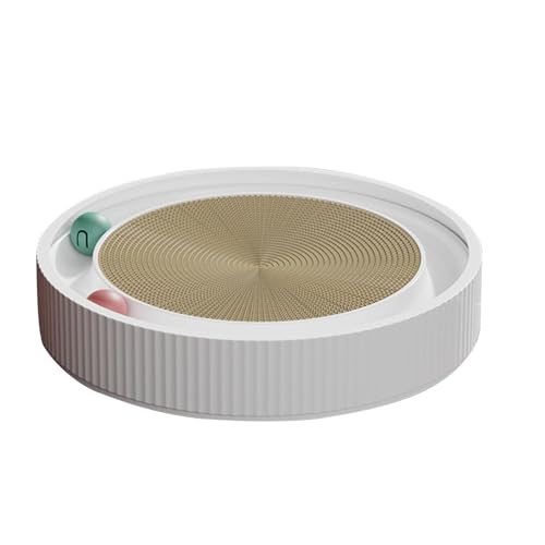Katzenkratzer | Cat Scratcher Pad mit interaktiven Spinnbällen für aktives Spielen - Kratzspielzeug für Indoor-Katzen, interaktives Kätzchen-Spaß-Puzzle-Spielzeug für geistige körperliche Bewegung Katzenkratzer | Cat Scratcher Pad mit interaktiven Spinnbällen für aktives Spielen - Kratzspielzeug für Indoor-Katzen, interaktives Kätzchen-Spaß-Puzzle-Spielzeug für geistige körperliche Bewegung von Ziennhu