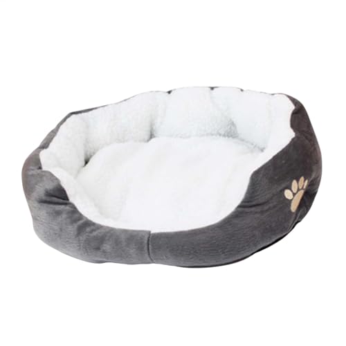 Ziennhu LucyBalu® Dinghy Katzenbett | Katzenkissen | Bett | Korb für große und kleine Katzen | Kissen für weich und bequem | Donut | Bett für drinnen | Schlafen von Ziennhu