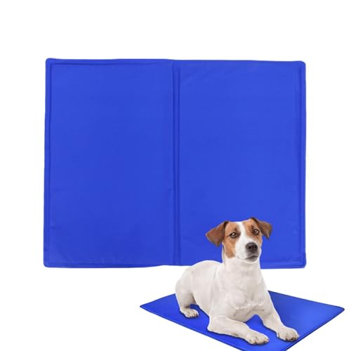 Ziennhu Pet Ice Pad, Gel Haustier Kühlmatte, Welpen Selbstkühlende Matte Pad, Waschbar und Tragbar Kühlkissen, Schlafende Haustiere Kühlmatte für Hunde, Katzen, Zwinger und Sommer oder Heiße Tage von Ziennhu