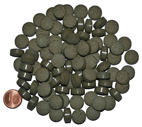 Zierfischtreff Hausmarke Futtertabletten klein mit 10% Spirulina, 100 g von Zierfischtreff