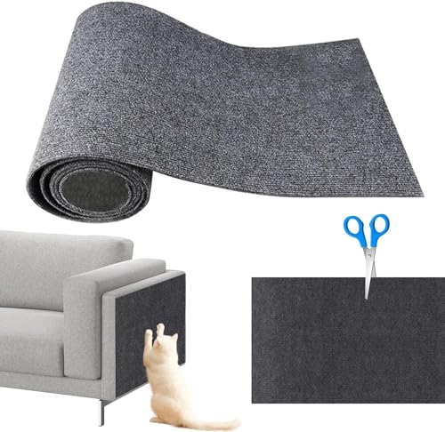 Zihozan Kratzmatte Selbstkleben Kratzpads für Katzen,Kratzmatte Katze Sofa,Katzen Wand,DIY Climbing Cat Scratcher von Zihozan