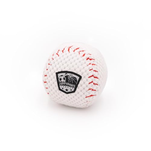 Zippy Paws ZP937 SportsBallz - Baseball Hundespielzeug, 200 g von ZippyPaws