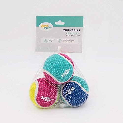 Zippy Paws ZP465 ZippyBallz 3-Pack Hundespielzeug, 200 g von ZippyPaws