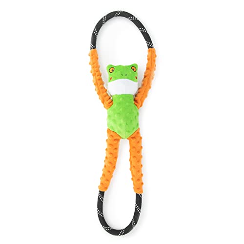 Zippy Paws ZP966 RopeTugz - Tree Frog Hundespielzeug, 200 g von ZippyPaws