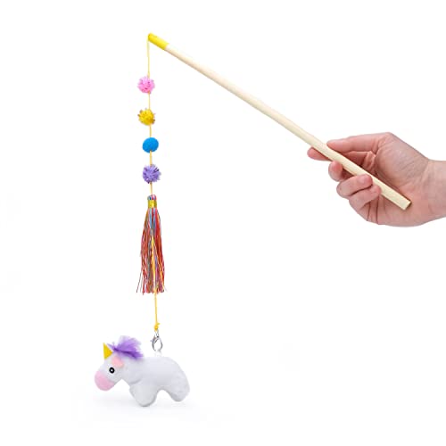 ZippyClaws ZippyStick Einhorn Hundespielzeug | Langlebiges Kauspielzeug mit Quietscher | Ideal für Zerrspiele und Kauen | Perfekt für kleine bis mittelgroße Hunde von ZippyPaws