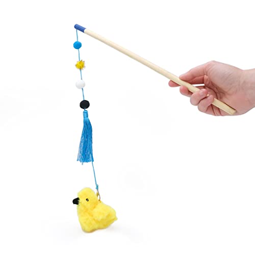 ZippyClaws ZippyStick – Vogel | Plüschspielzeug für Hunde | Mit Quietscher für interaktiven Spielspaß | Weiches, sicheres Material | Fördert Apportieren & Aktivität von ZippyPaws