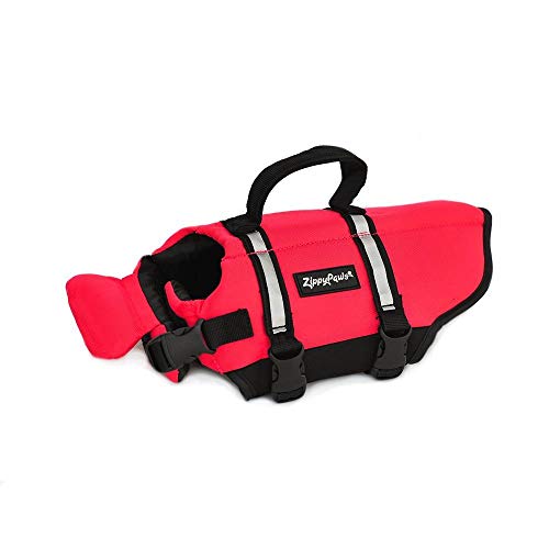 ZippyPaws - Adventure Rettungsweste für Hunde - (M) - Rot - 1 Rettungsweste von ZippyPaws