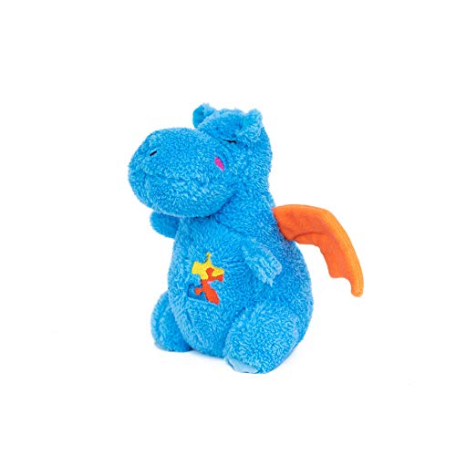 ZippyPaws - Cheeky Chumz Super Soft Squeaker Plüsch Hundespielzeug mit einzigartigem Klang - Drake The Dragon von ZippyPaws