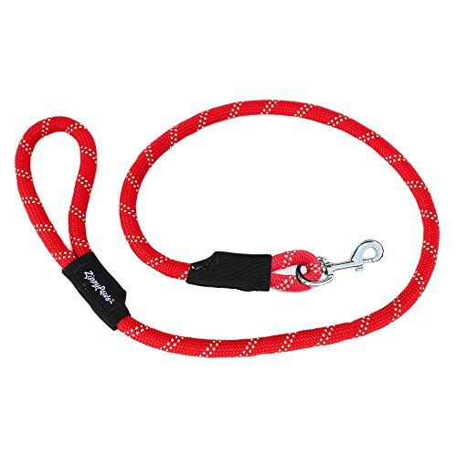 ZippyPaws Climbers Original 6 Fuß – Rot | Robustes Zerrspielzeug aus Seil für Hunde | Ideal für Apportieren, Zerren und interaktive Spiele | Langlebig und sicher für kleine bis mittelgroße Hunde von ZippyPaws